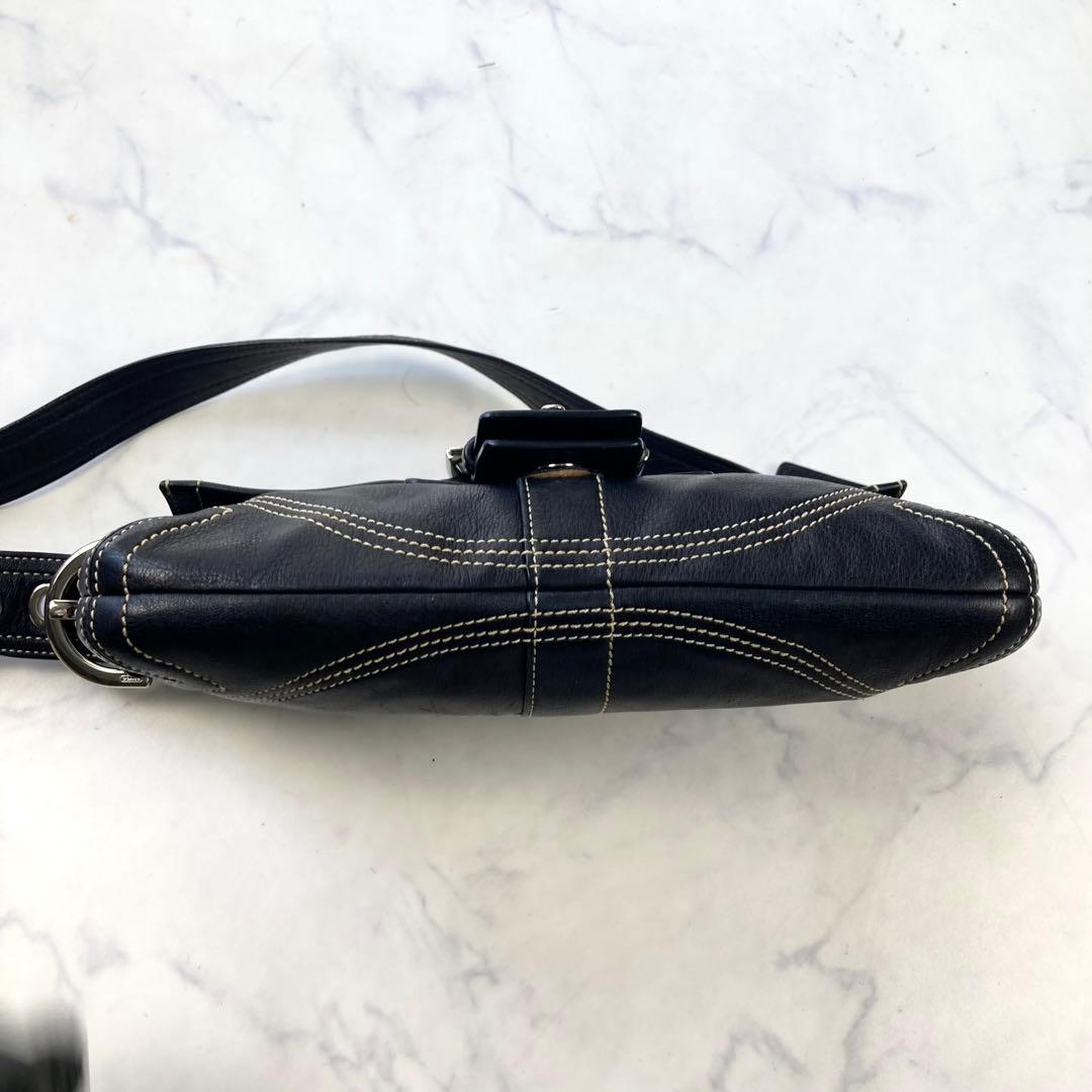 美品 希少✨ COACH コーチ ソーホー ワンショルダー　ブラック　Y2k