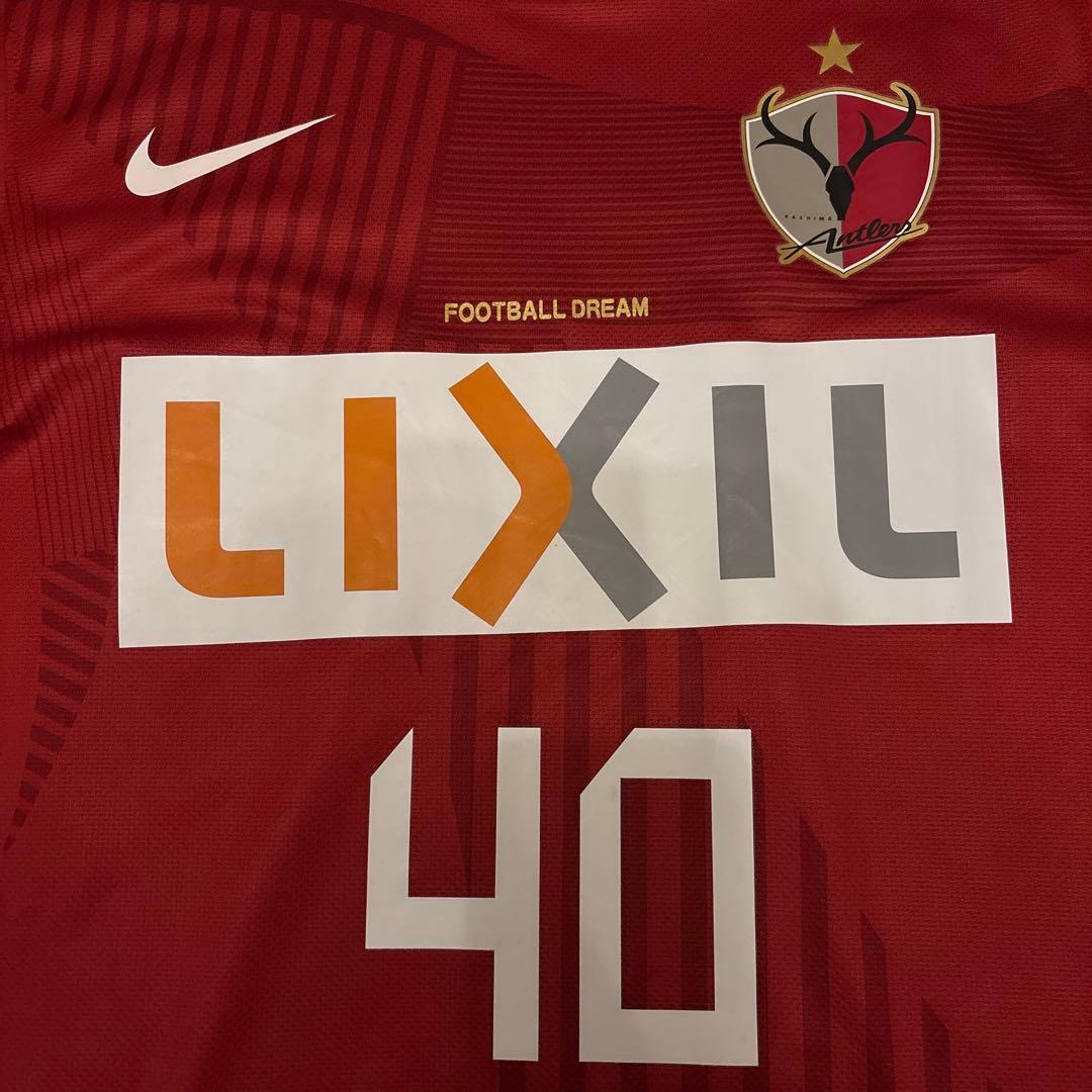 鹿島アントラーズ 2011年 ユニフォーム 40 小笠原満男 サイン入り XXL