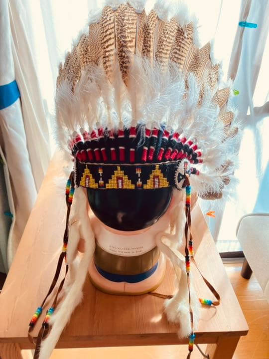 ヴォーンネットA / KANGOL インディアン羽根飾り　ネイティブアメリカン