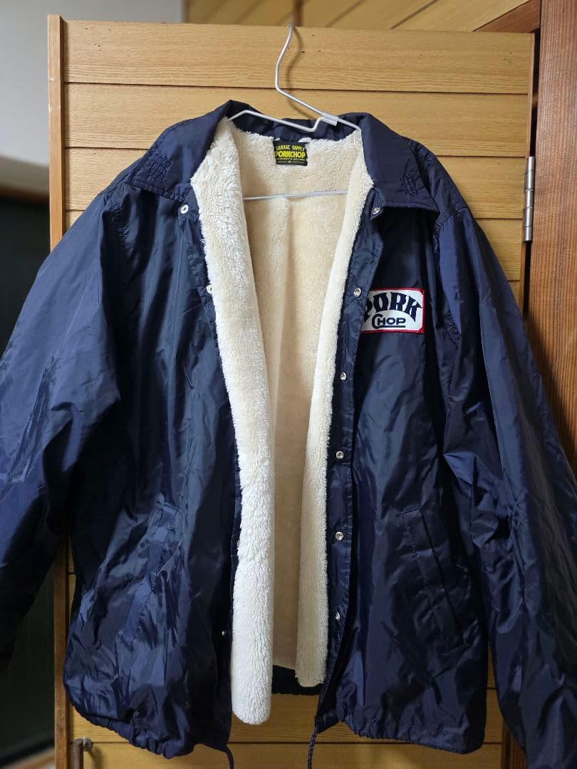 PORKCHOP ボア裏地 ナイロンジャケット M