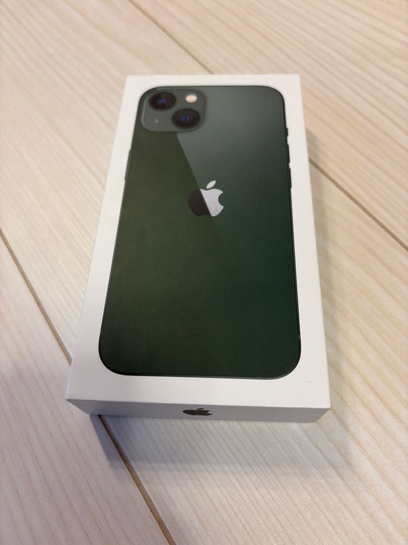 【箱付き】Apple iPhone 13 本体 ダークグリーン　128GB