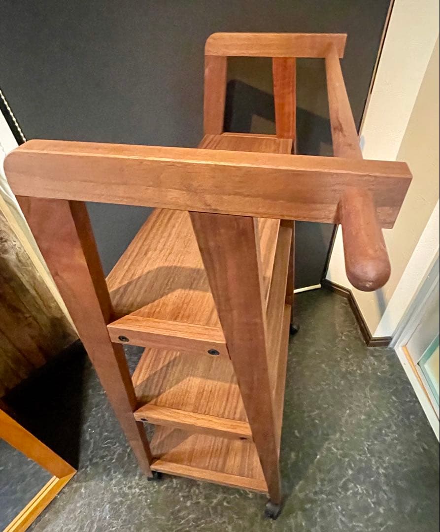 コサイン cosine ワゴンシェルフ ウォルナット キャスター付き ワゴン