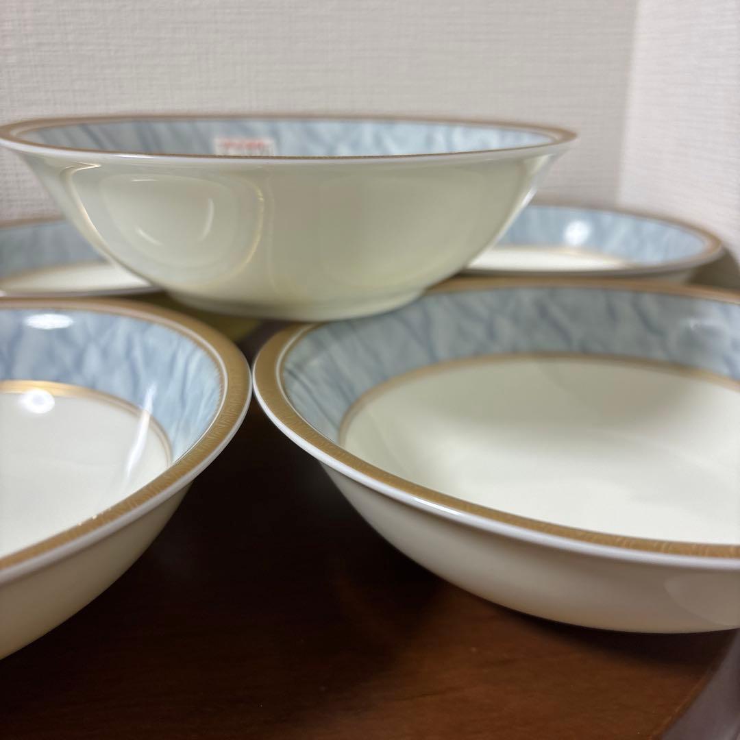 ノリタケ ルネッサンス　レースウッド ゴールド　ベリー皿&大皿 5枚+5枚