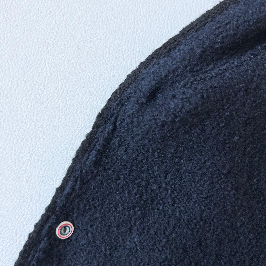 4888【美品】45R ニットジャケット アルパカ umii908 銀ボタン M