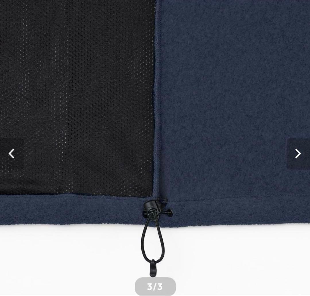 ennoy エンノイ　フリースベスト　ネイビー　新品未使用