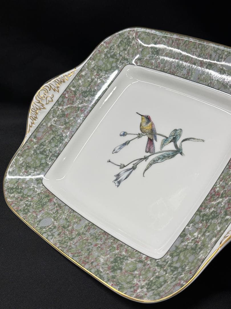 ②【極美品】 黒壺　ハミングバード　B&Bプレート プレート