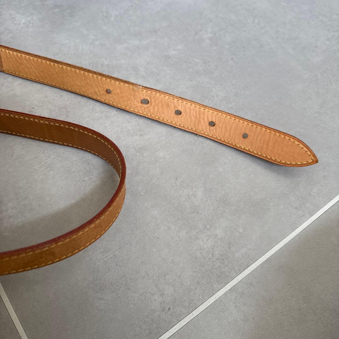 LOUIS VUITTON ヌメ革ショルダーストラップ 120センチ