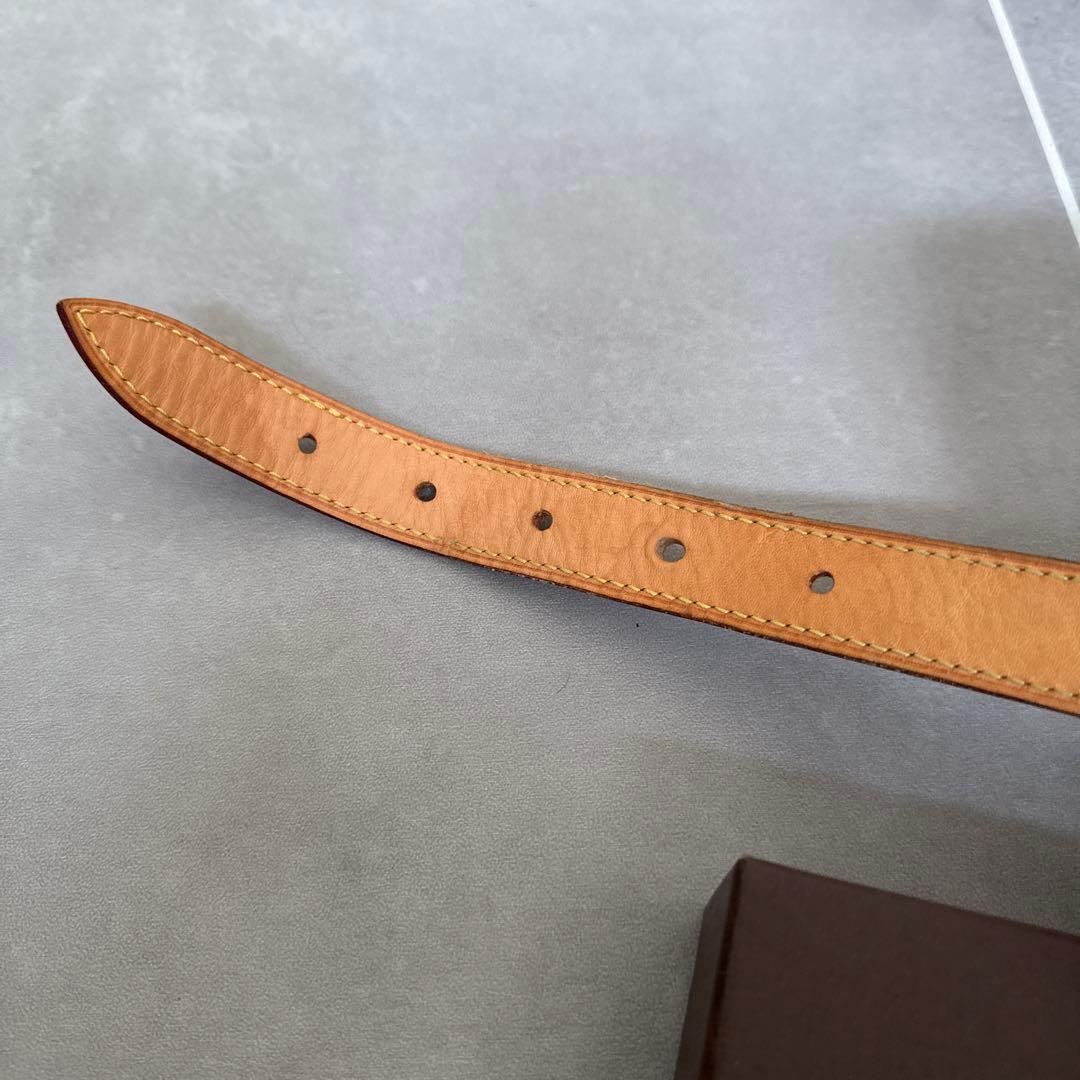 LOUIS VUITTON ヌメ革ショルダーストラップ 120センチ