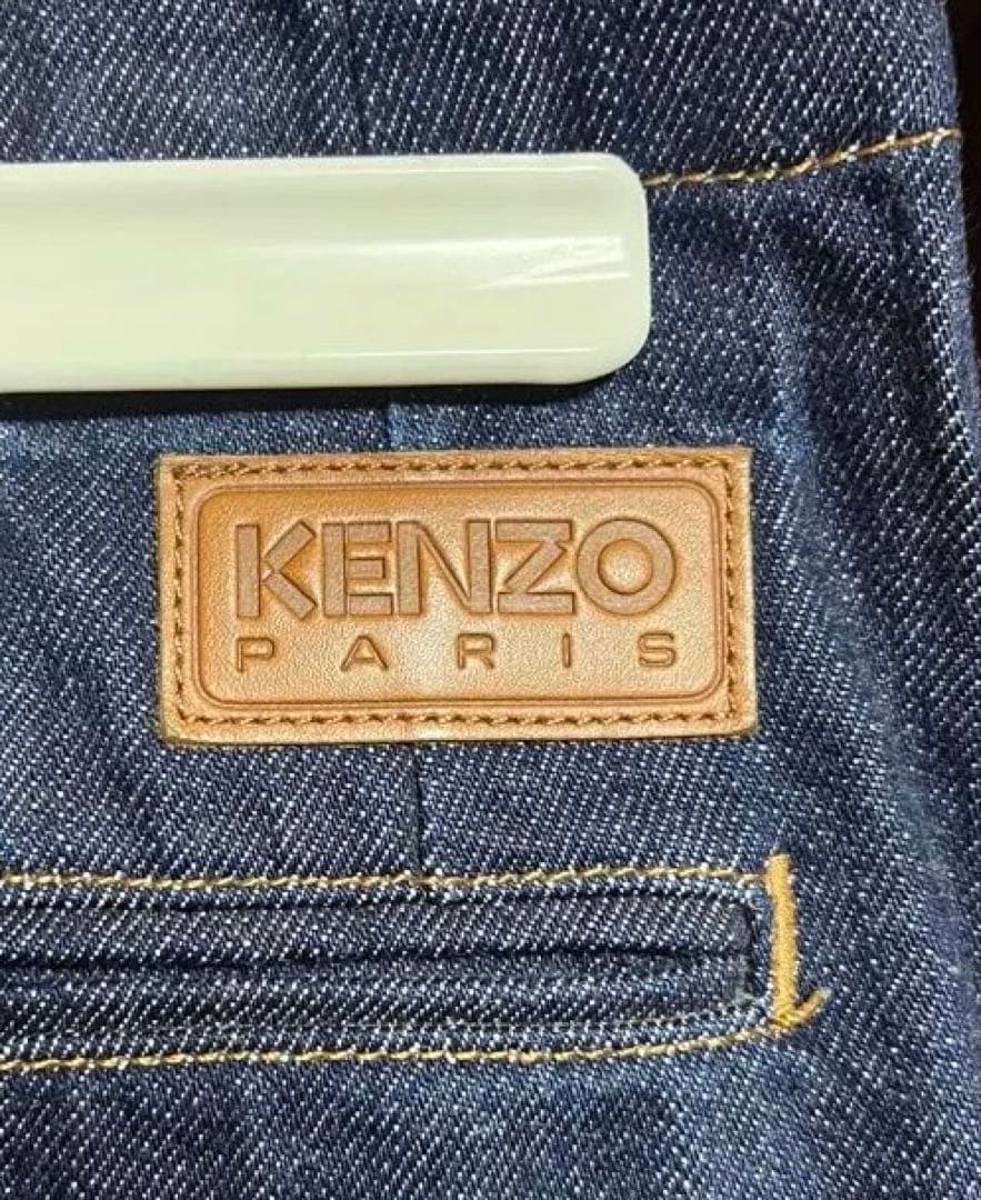 KENZO SCHOOLBOY FIT JEANS タックワイドデニム