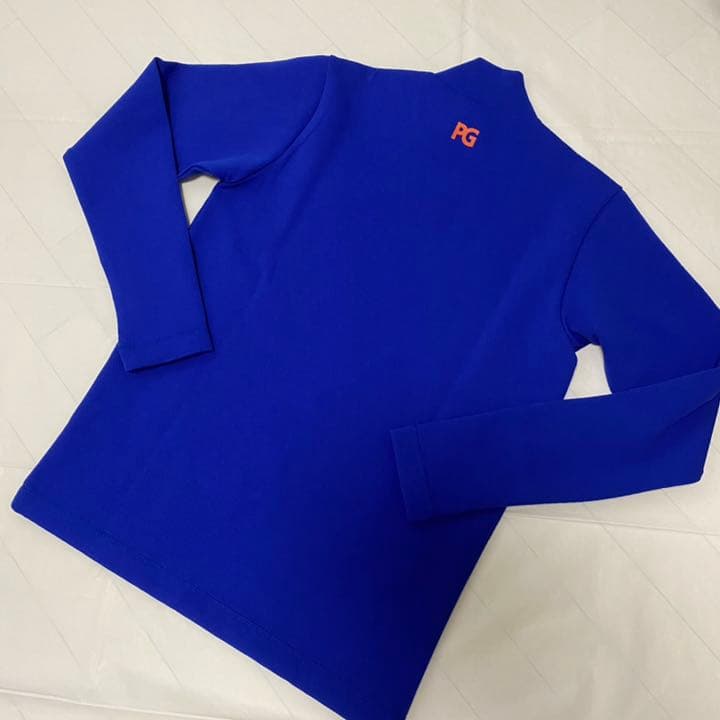 サイズ❺パーリーゲイツ☆ゼブラメッシュダンボール長袖カットソー☆新品