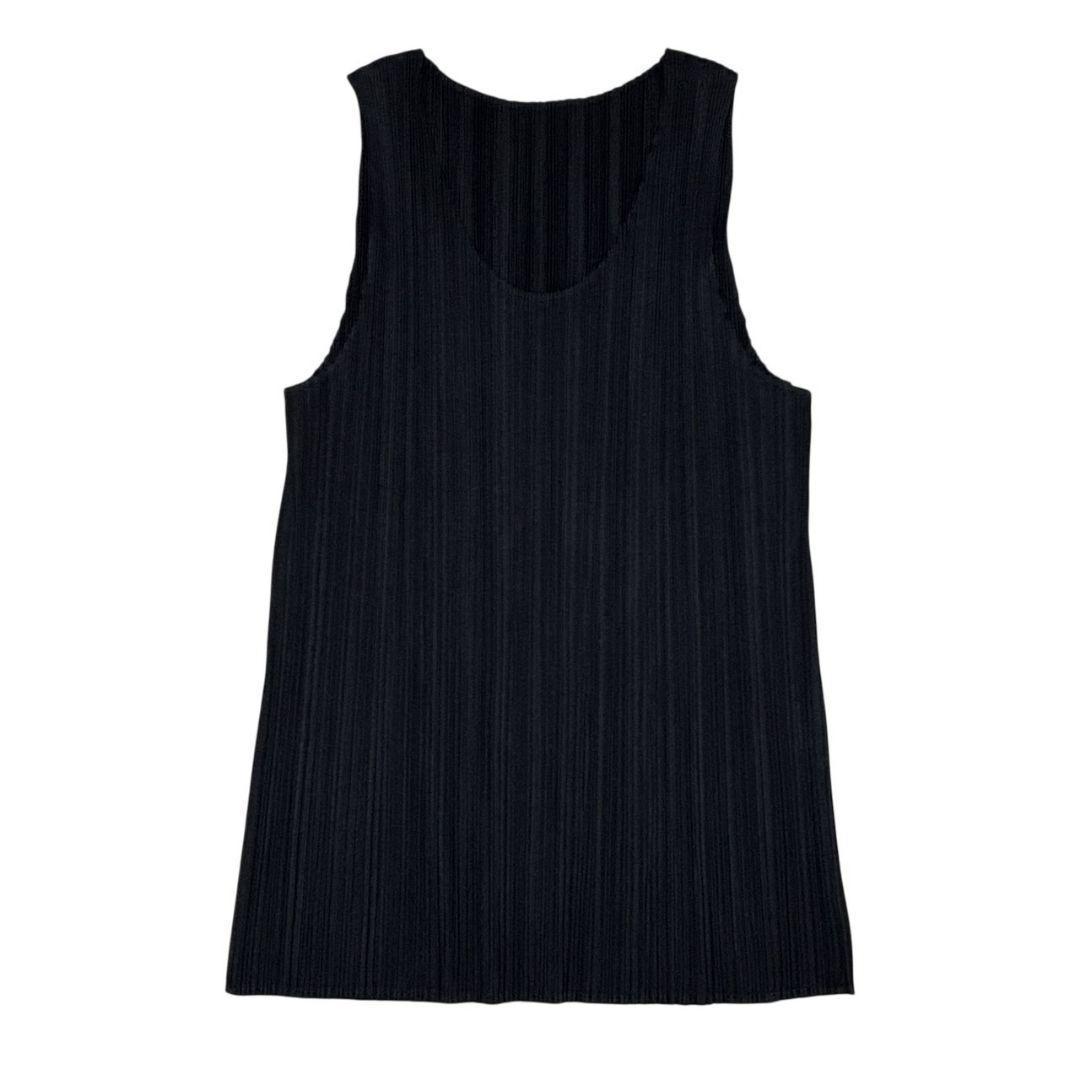 極美品✨プリーツプリーズ イッセイミヤケ キャミソールノースリーブ 黒 3