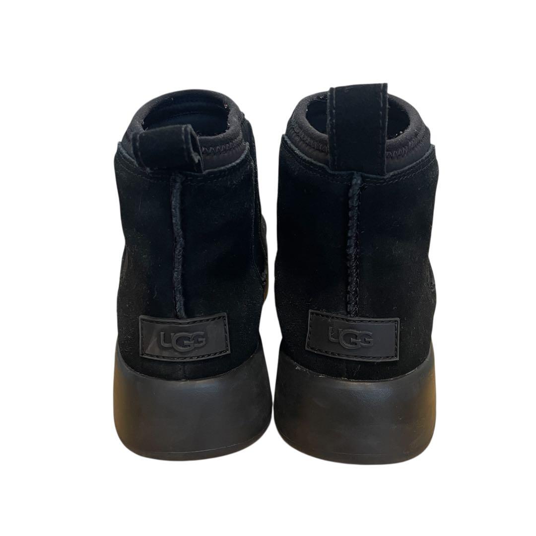 UGG サイドゴア　ブーツ　厚底　ブラック　25