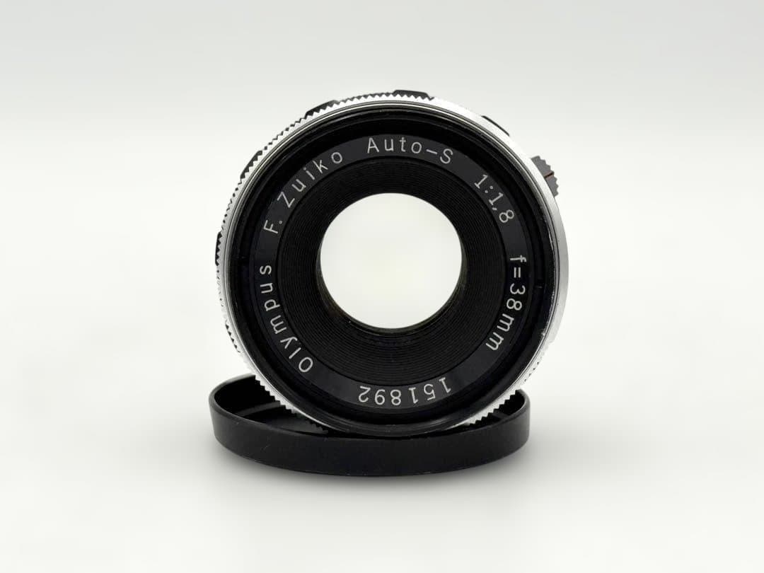 【完動品】OLYMPUS PEN-F 花文字 + 標準レンズ ハーフカメラ