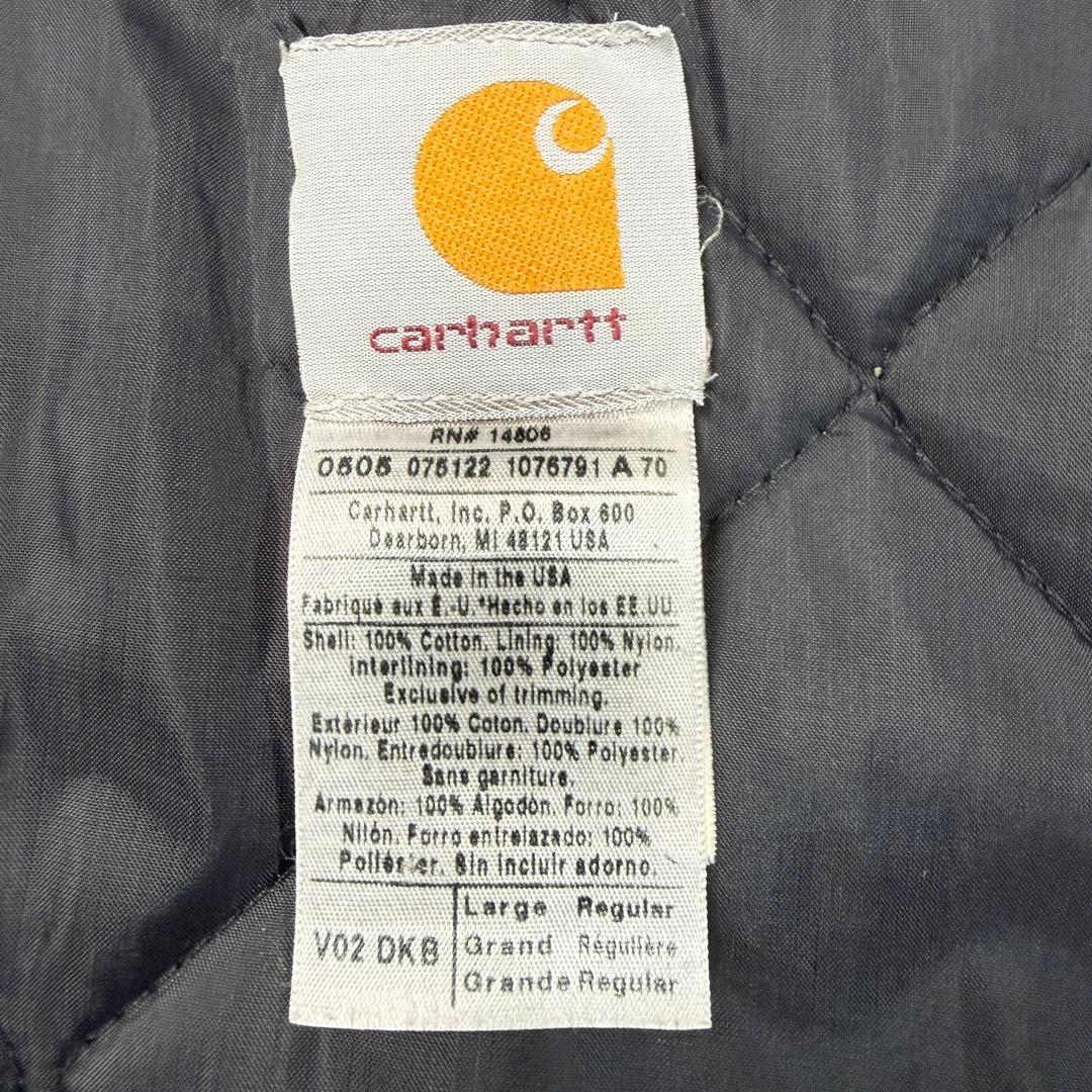 なみ様carhartt カーハート【L】 00sダックベスト フェード 雰囲気◎