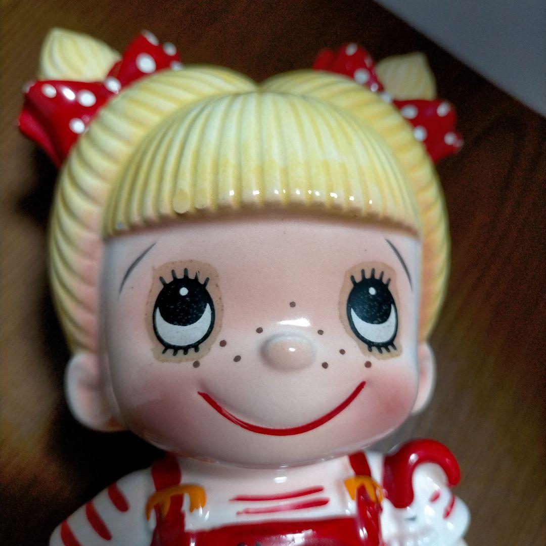 レア！内藤ルネ 貯金箱 陶器 女の子