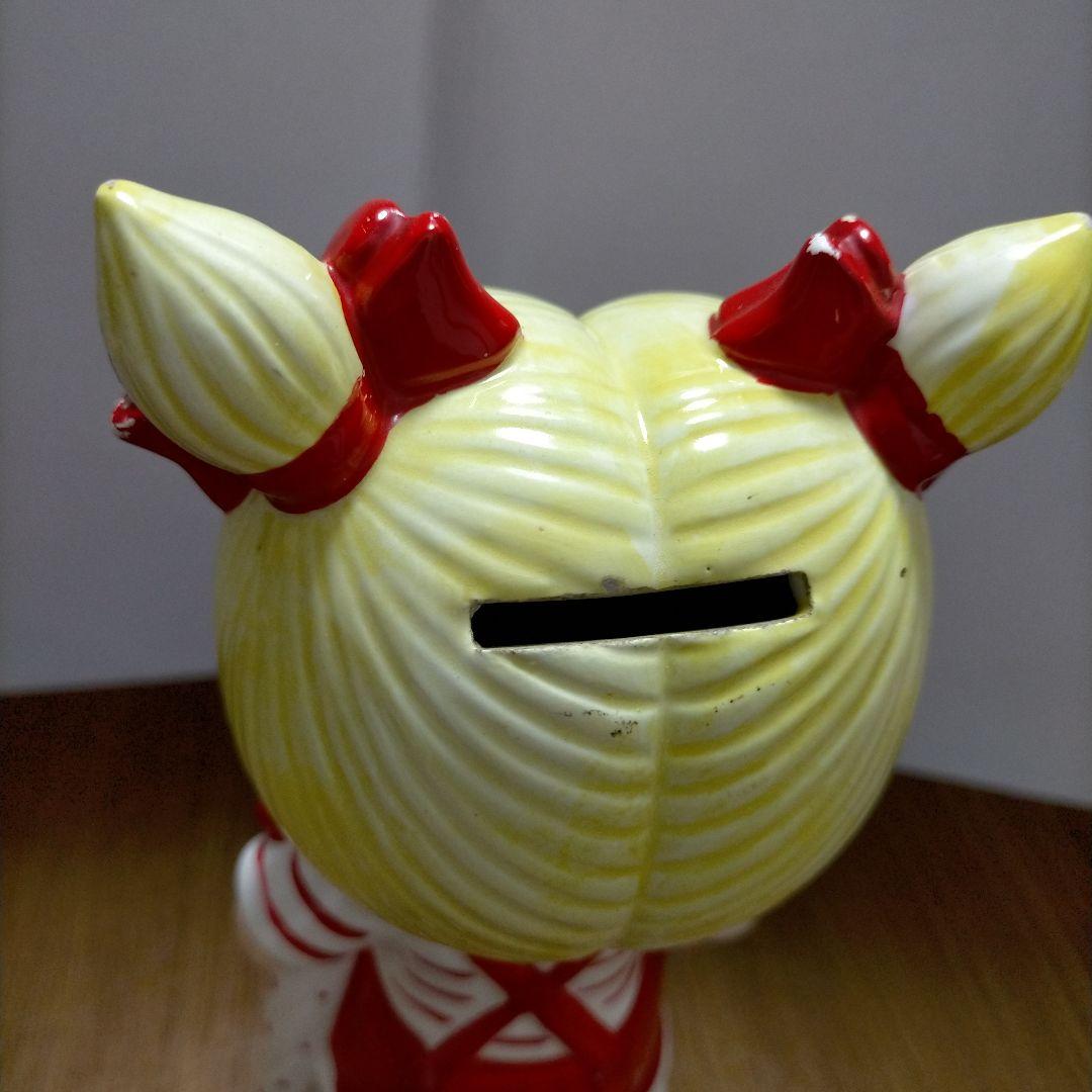 レア！内藤ルネ 貯金箱 陶器 女の子