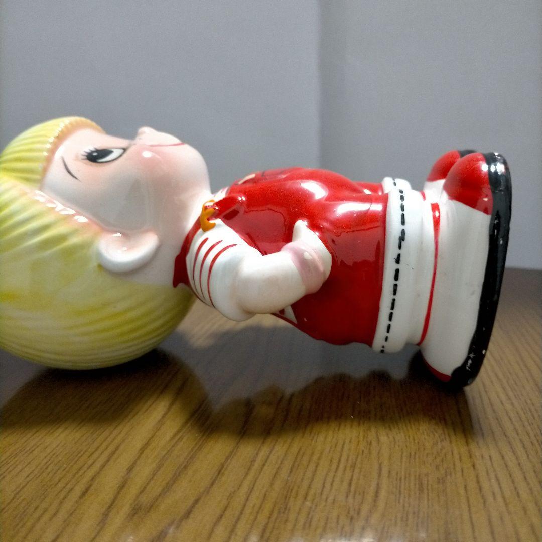 レア！内藤ルネ 貯金箱 陶器 女の子