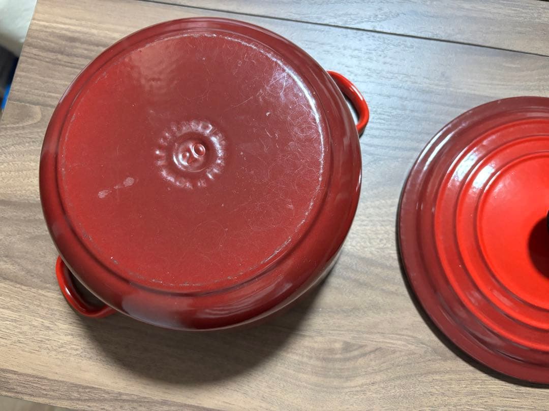 新品同様 ル・クレーゼ 鍋 20cm レッド