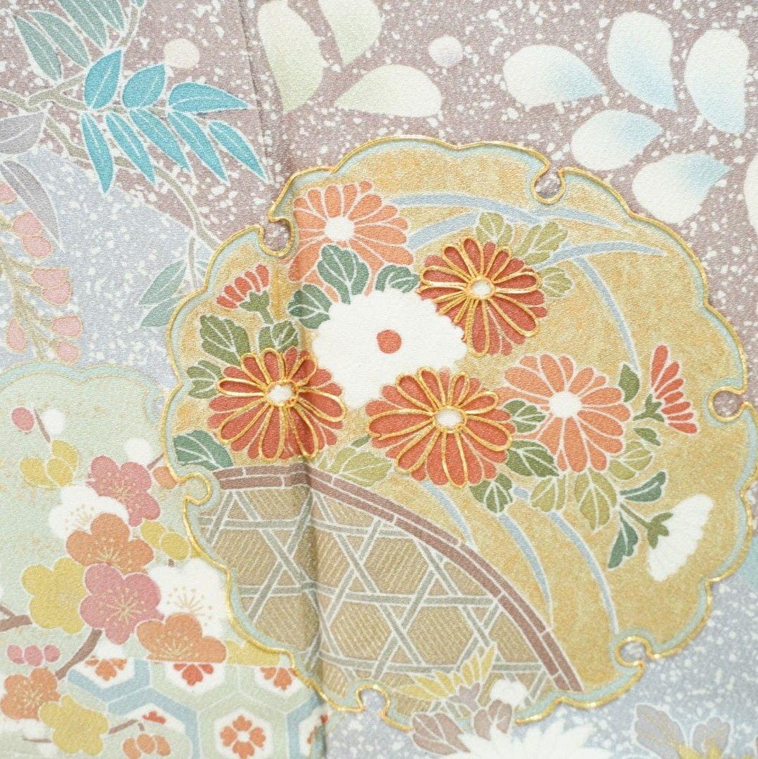 訪問着フルセット　286▪︎ 正絹　卒業式　入学式　お宮参り　七五三　披露宴