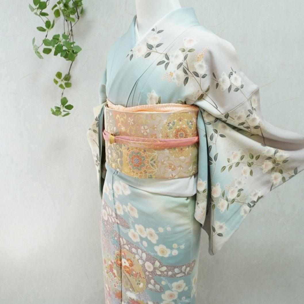 訪問着フルセット　286▪︎ 正絹　卒業式　入学式　お宮参り　七五三　披露宴