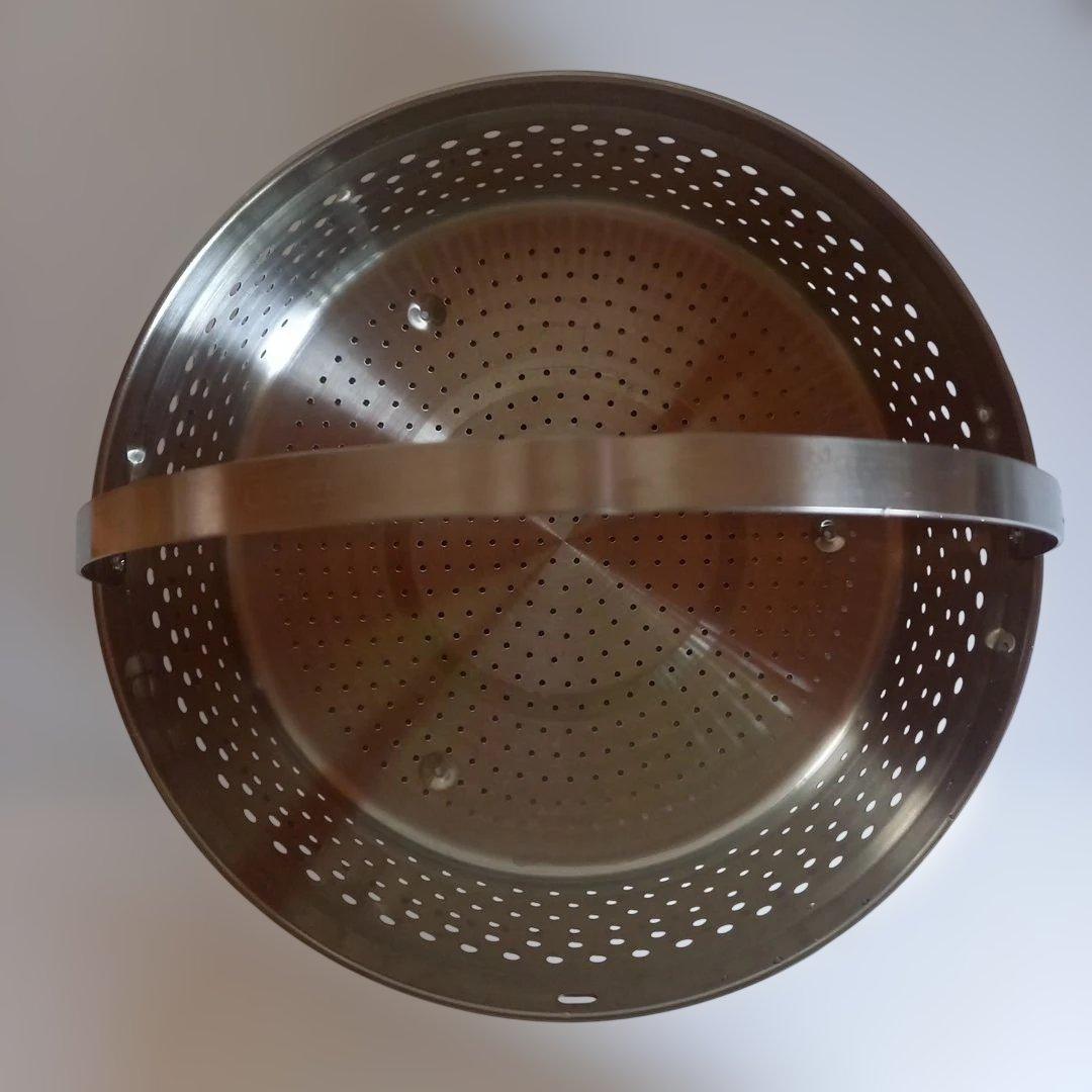 CRISTEL 両手鍋深型　24㎝　クッキングバスケット　蓋つき