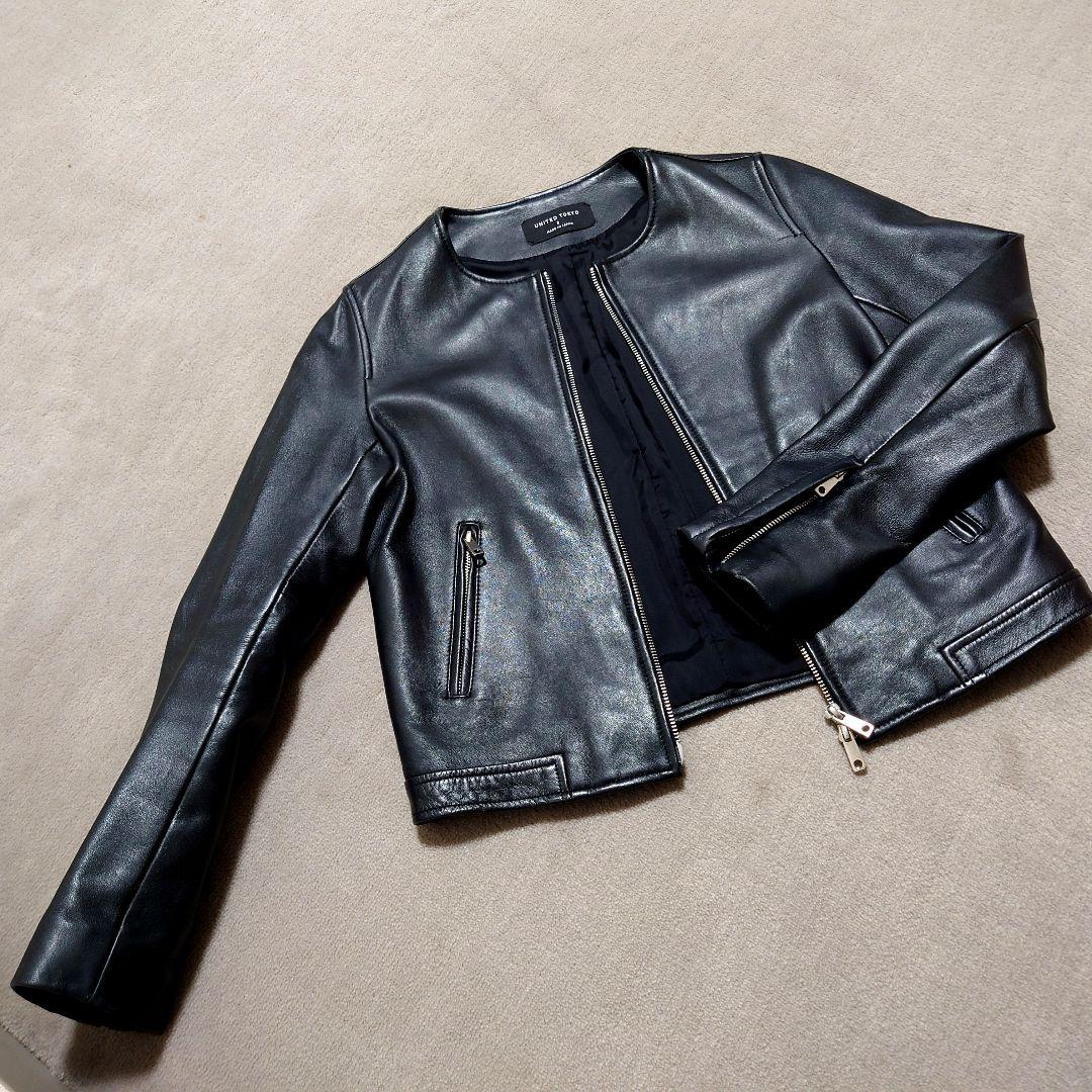 UNITED TOKYO シングルライダースジャケット サイズ3