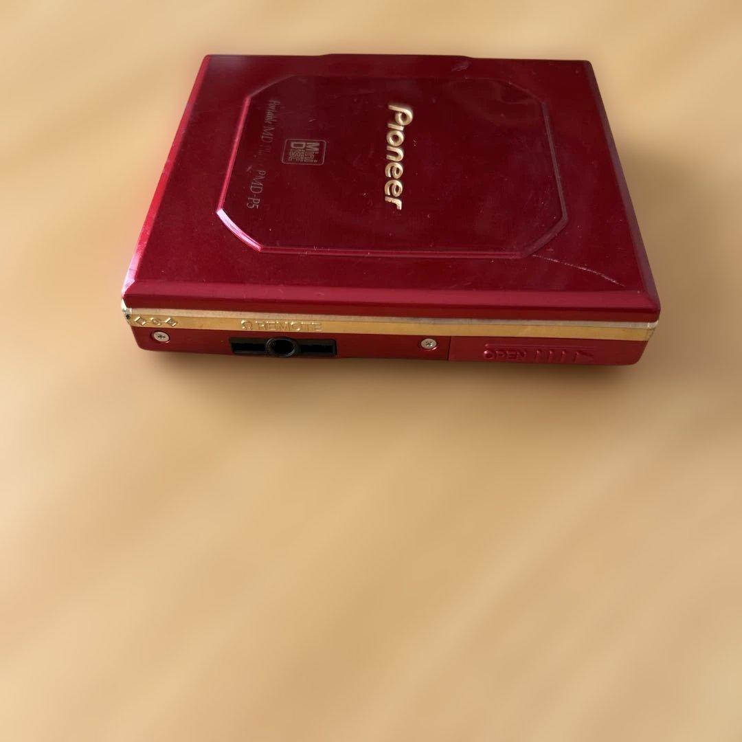 希少カラーPioneer PMD-P5-R ポータブルMDプレーヤー