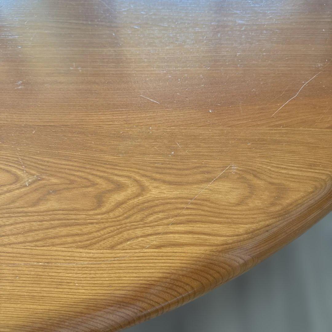 カリモク　大円卓　座卓　円卓　ちゃぶ台　テーブル　リビングテーブル　座敷テーブル