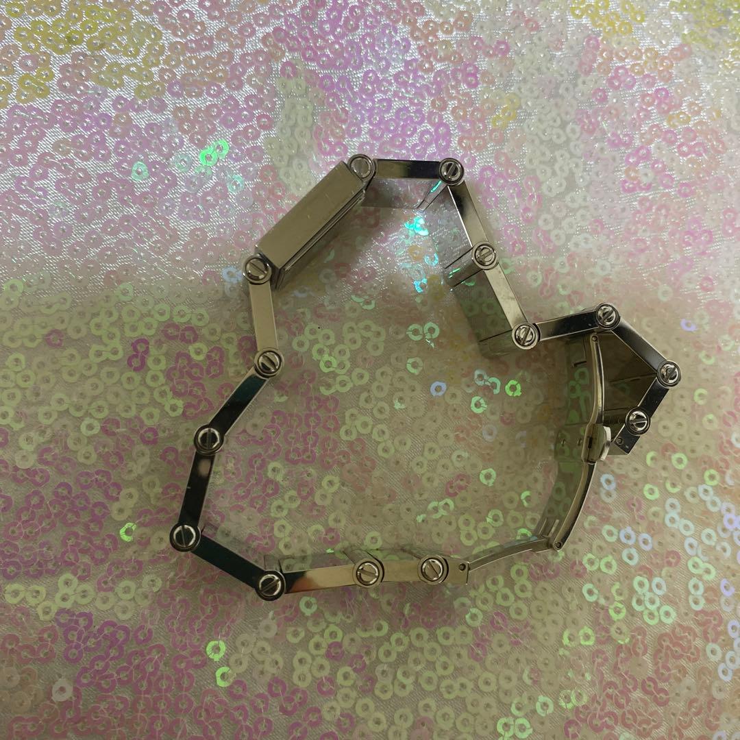 美品　グッチ　600L ブラック　シルバーカラー