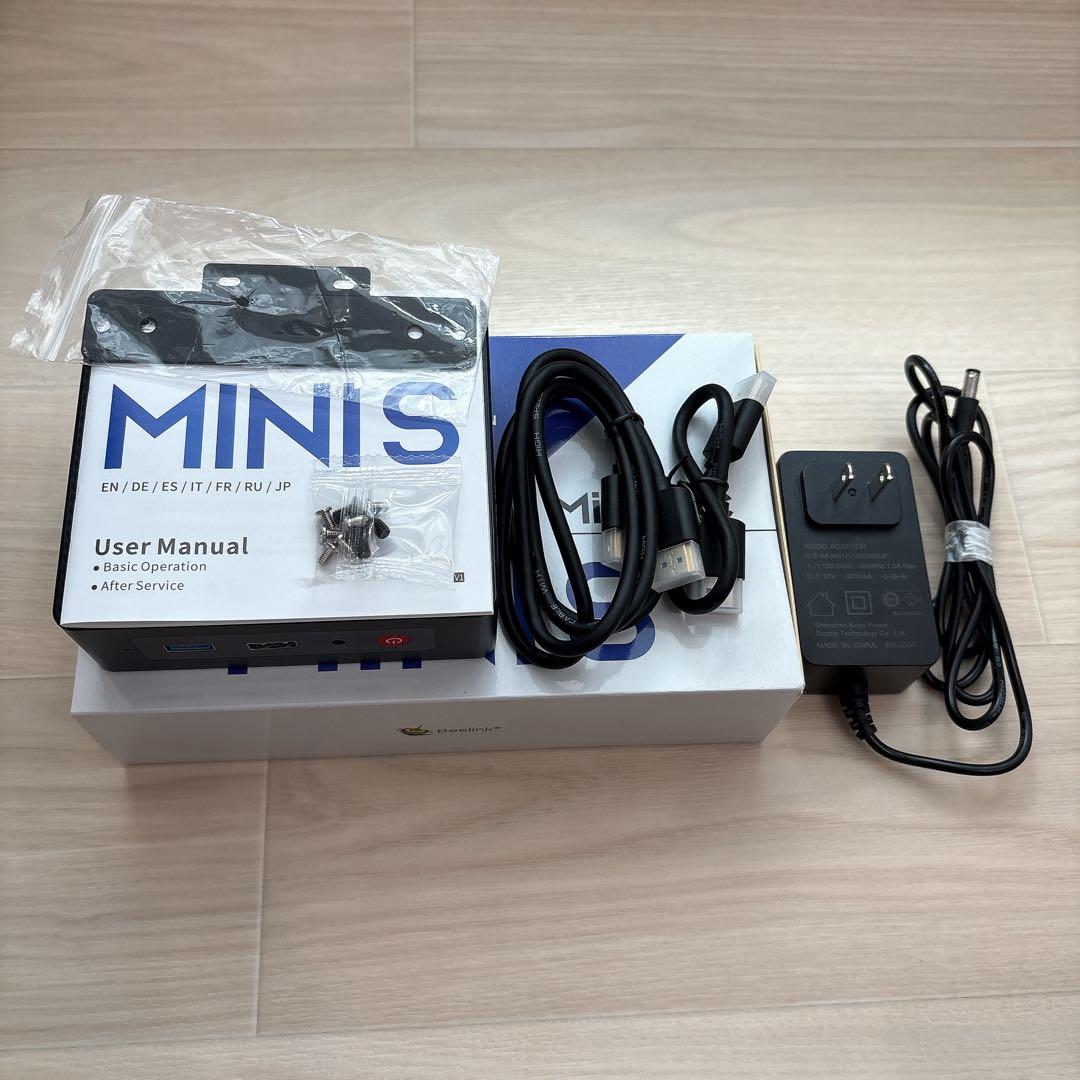 ミニPC Beelink S12Pro N100 512GB SSD 16G