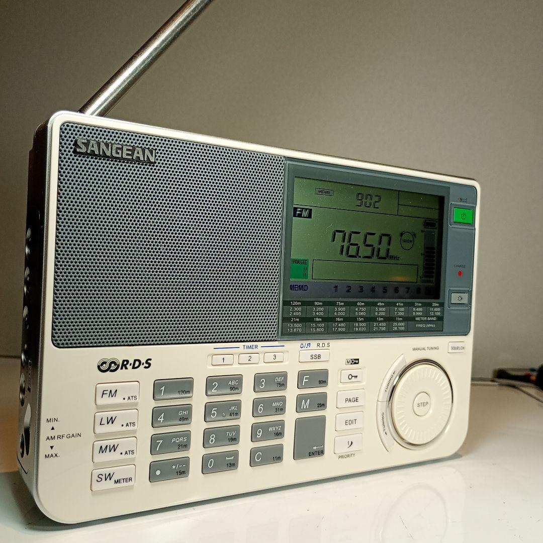 SANGEAN BCLラジオ ATS-909X 2014年製　動作品