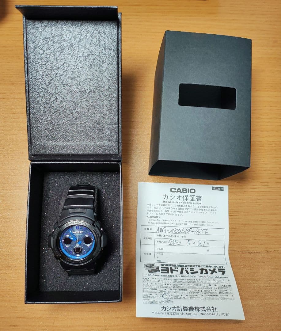 時計 G-SHOCK AWG-M100SBP-1AJF BLUE PAISLEY