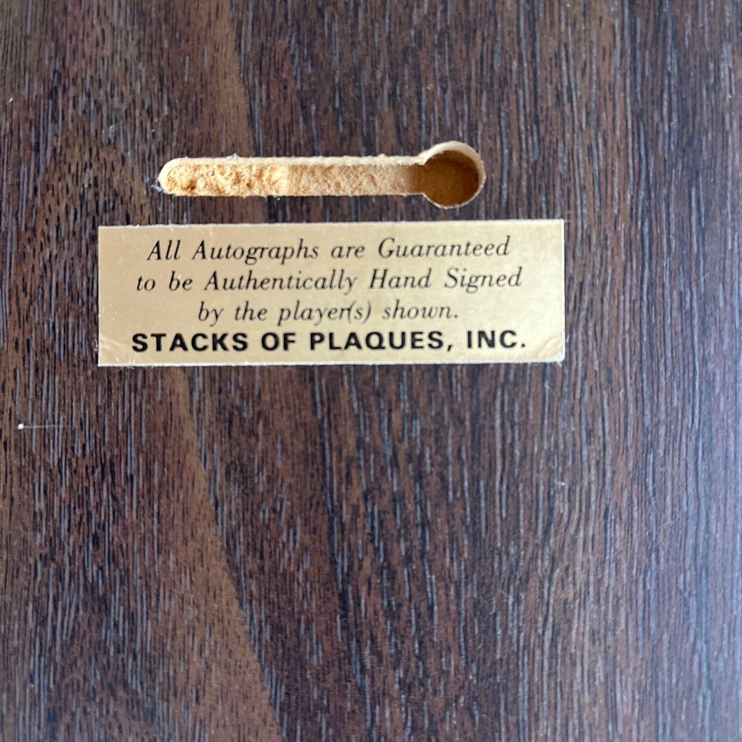 NFL ジョー・モンタナ JOE MONTANA 記念プレート　直筆サイン入り