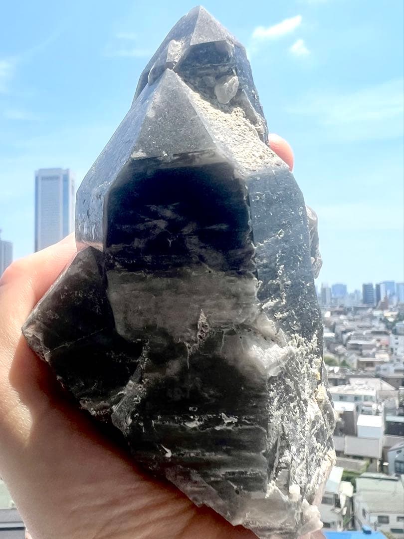 最終価格✨美✨希少✨AAAAAチベット産 ドリームコート モリオン 叡智の黒神殿