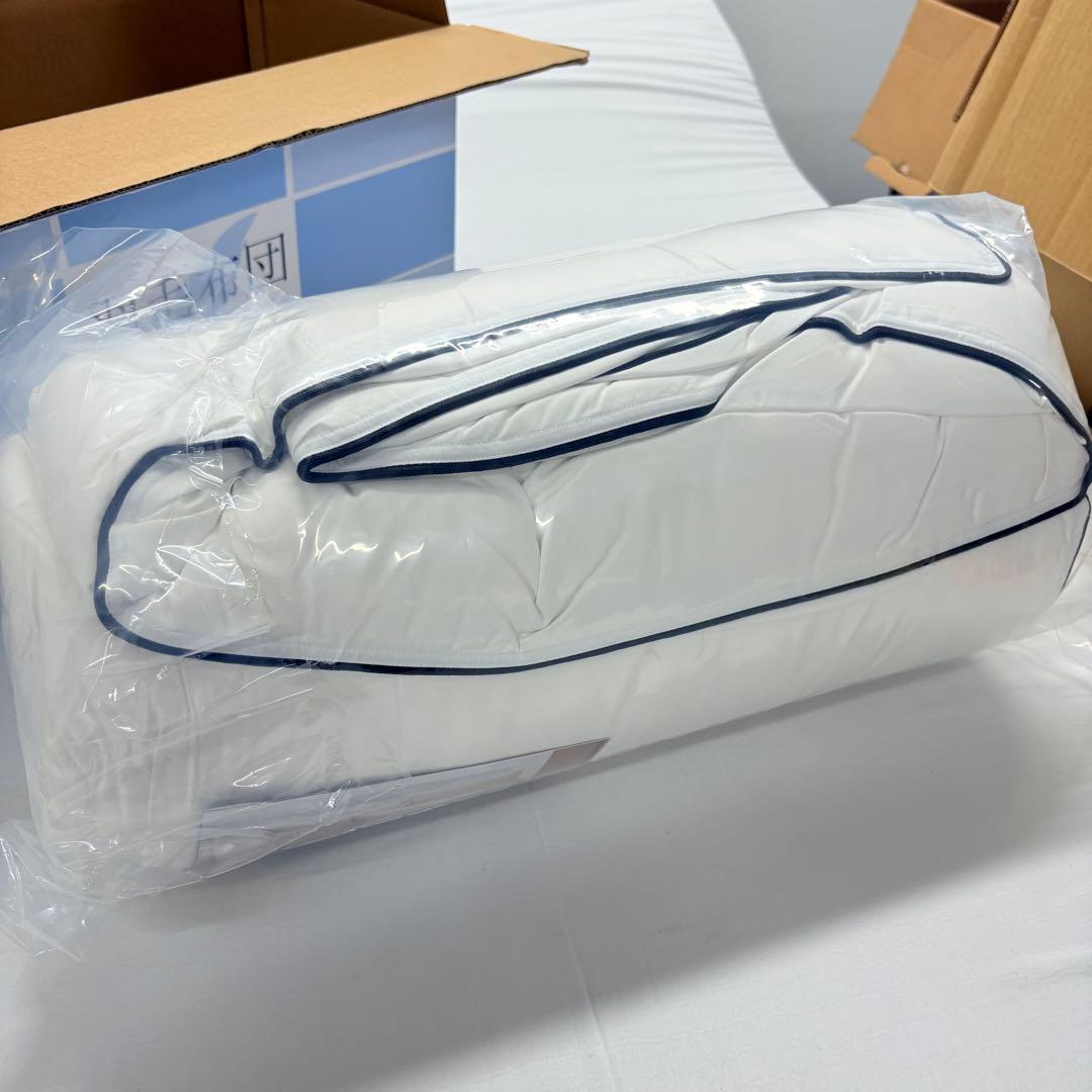 51新品　羽毛布団　ダブル　掛け布団　100％羽毛1.4kg　RDS認証