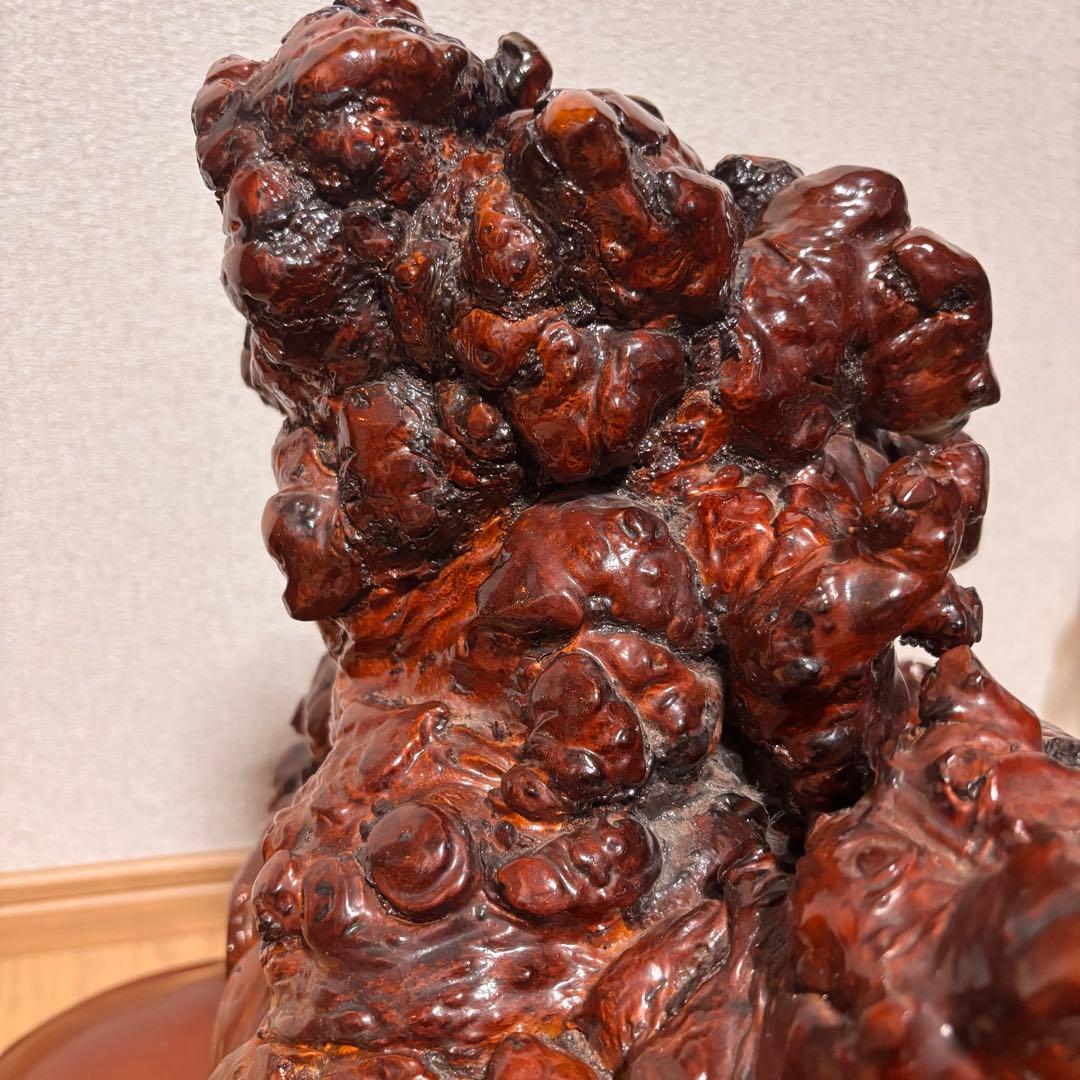 木の瘤　オブジェ　置物　天然木　自然木　木瘤　レア物　異形　インテリア　和風