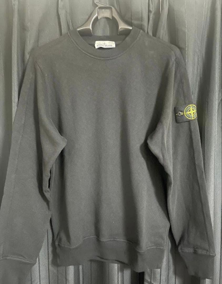 STONE 黒 ブラック スウェット トレーナー