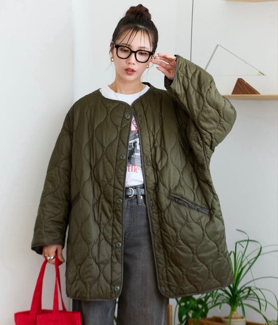 モッズコート　オリーブ（3WAY・モッズコート・キルトライナー）