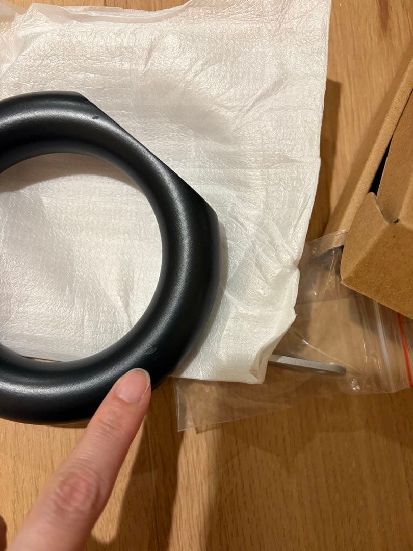 未使用HAY ジムフック ブラック M 直径12.4 cm