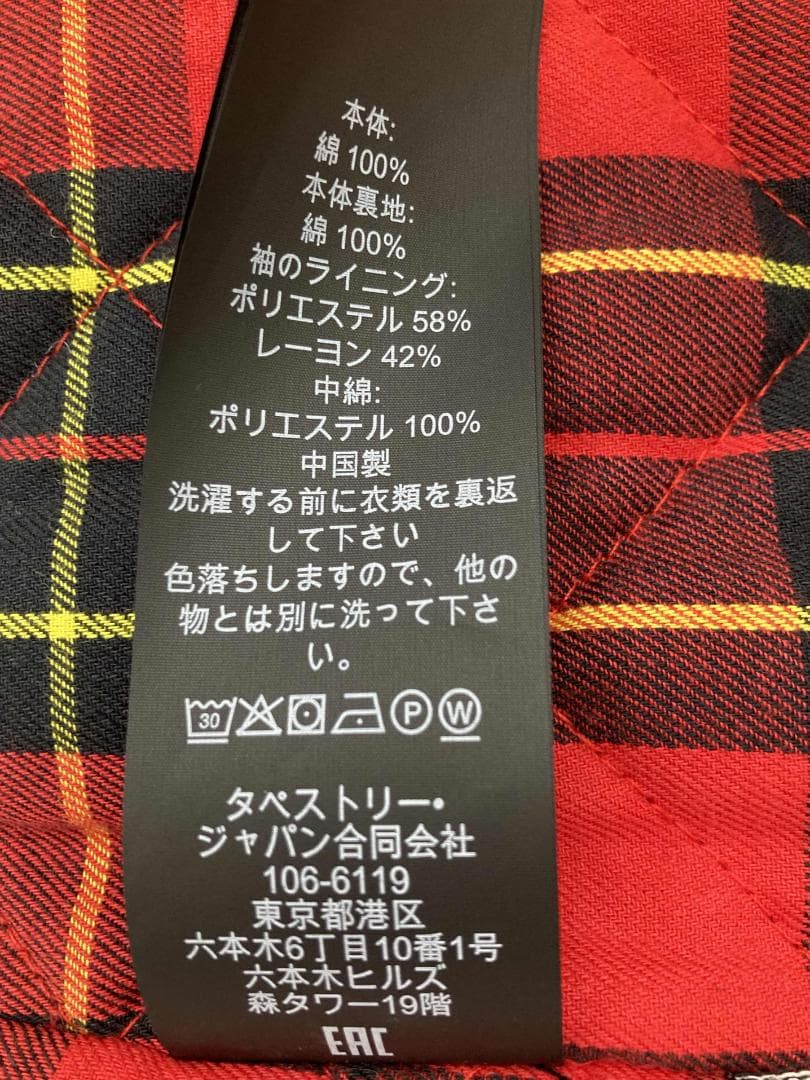 コーチ　シグネチャー ジャカード デニム ボニー コート 黒　170 / 98A