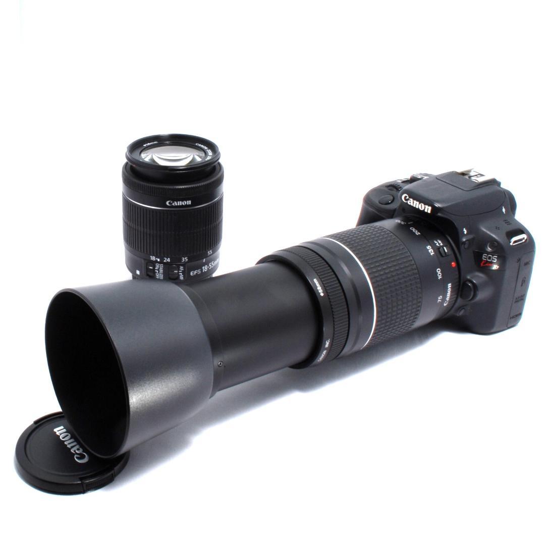 ★超軽量＆超望遠★コスパ最強♪★スマホ転送OK★Canon Kiss X7★