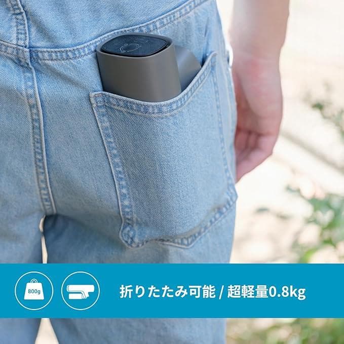 【新品】　バイク泡洗車　ポケットブル高圧洗浄機 SWU-201(BK)