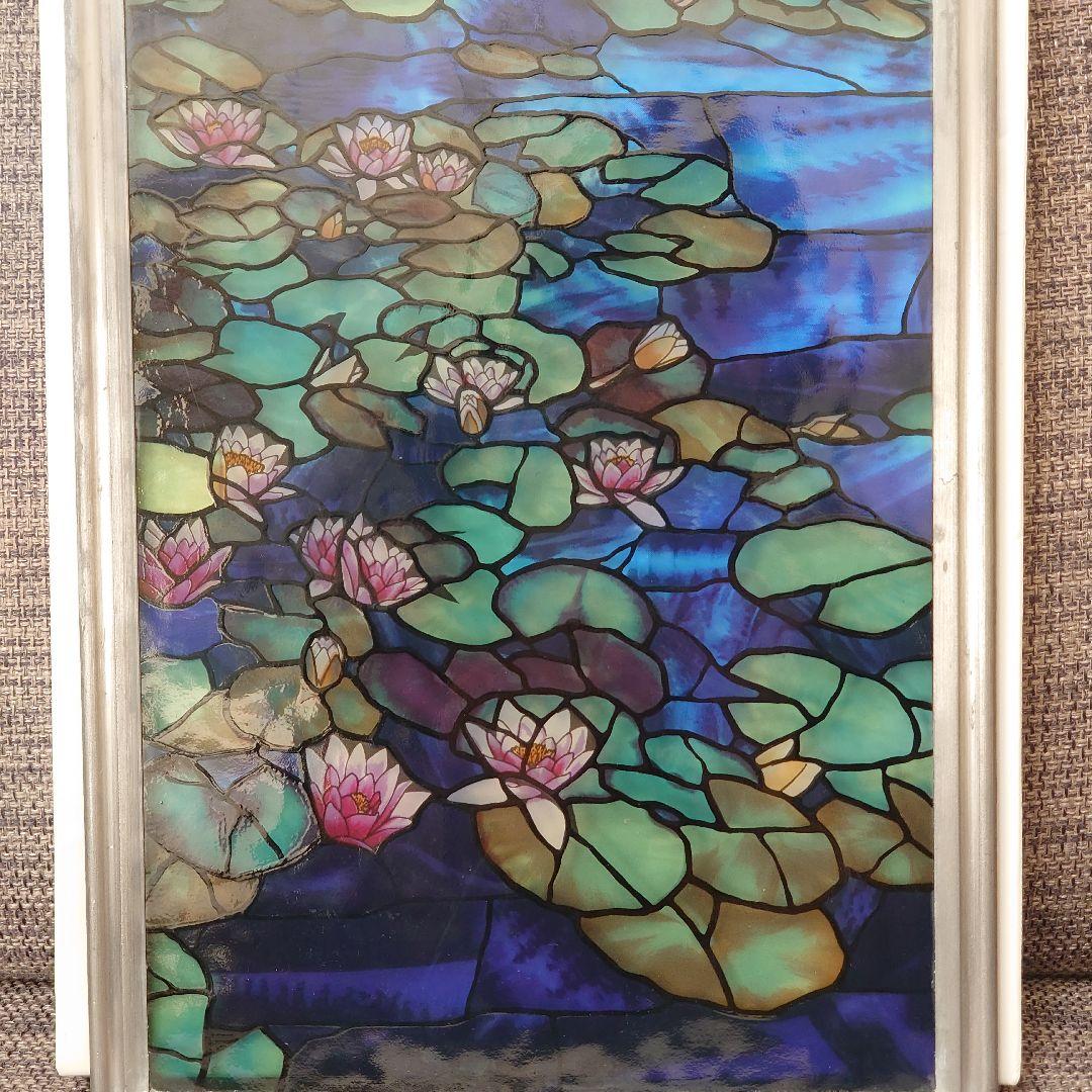 ステンドグラス　睡蓮の池　グラスマスターズ