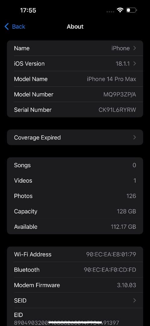 スマートフォン本体 iPhone14 pro MAX 128GB