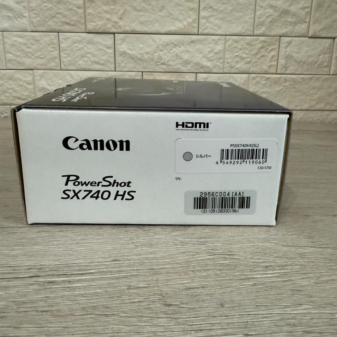 新品未使用 Canon PowerShot SX740 HS シルバー