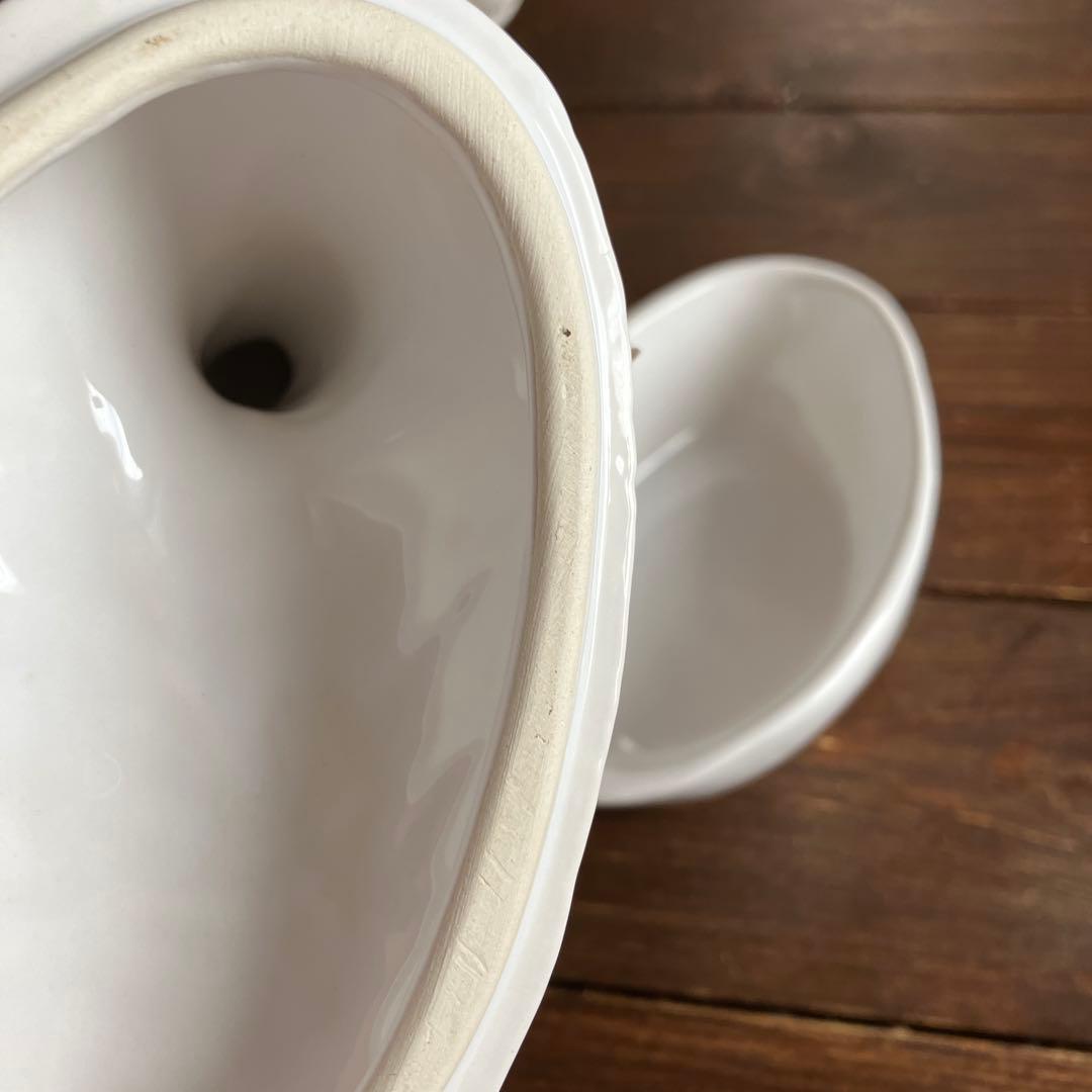 フランスアンティーク ミッシェルコーガン アヒル テリーヌポット