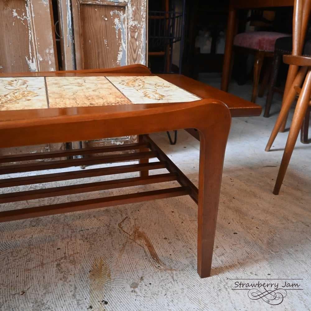 L3705-38 北欧ヴィンテージ デンマーク コーヒーテーブル タイル 北欧