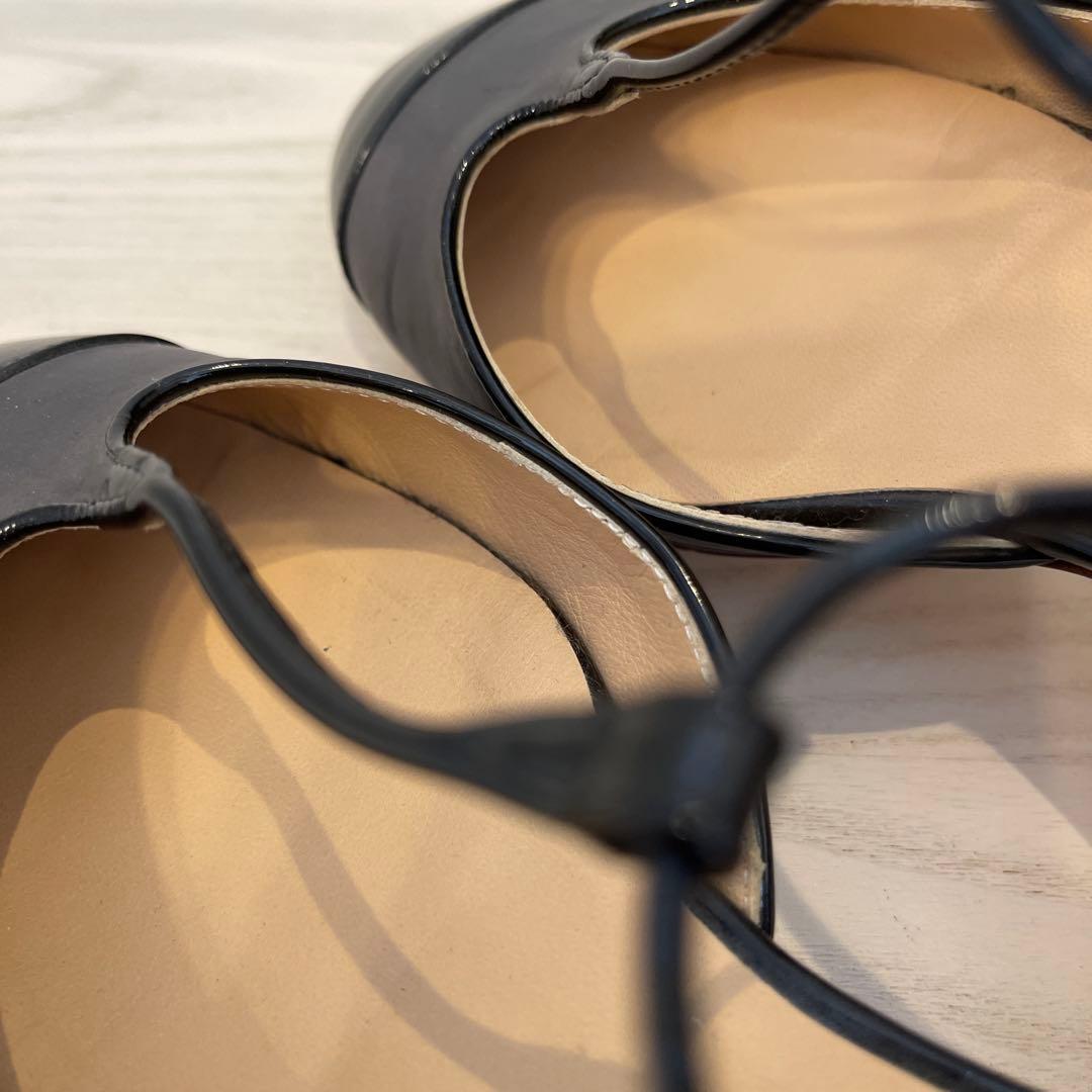 シャネル CHANEL G28651 フラットシューズ　35 1/2C