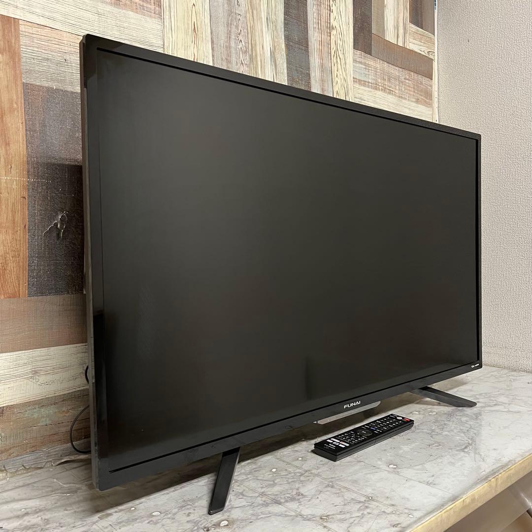 全国送料込❣️FUNAI43型4Kチューナ&2番組録画機能内蔵。ネット視聴多数
