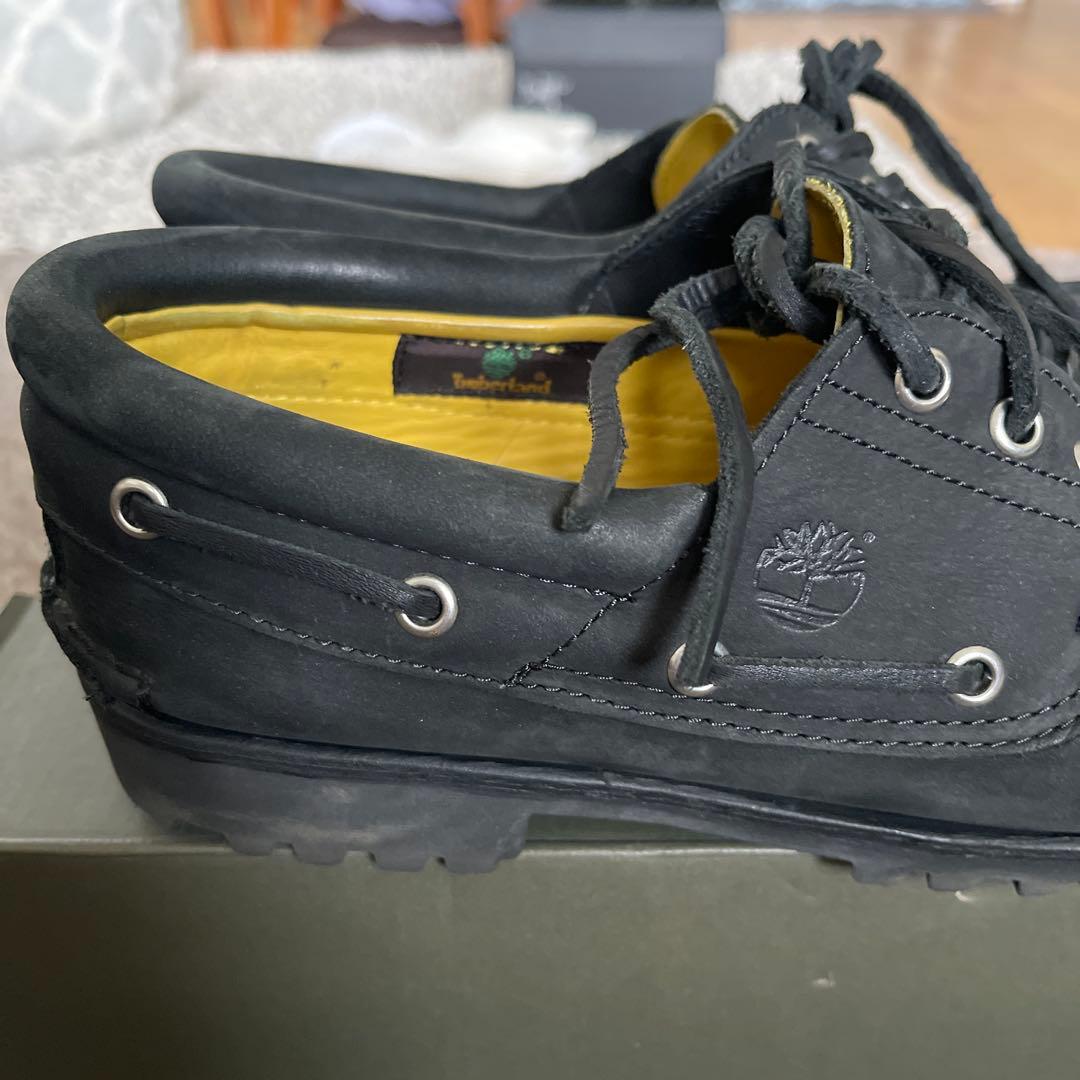 ティンバーランド オーセンティックハンドソーボートシューズ ブラック ヌバック